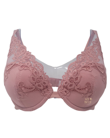 Simone Perele 15C347 Plum Saga Push Up Underwire Bra myselflingerie.com